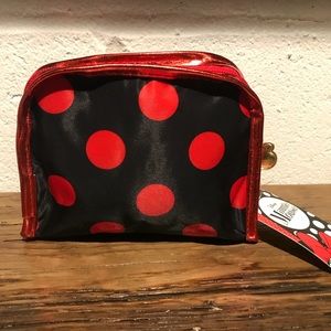 Minnie Mouse Polka Dot London Soho Cosmetic Clutch